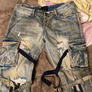 Men’s vertebrae jeans